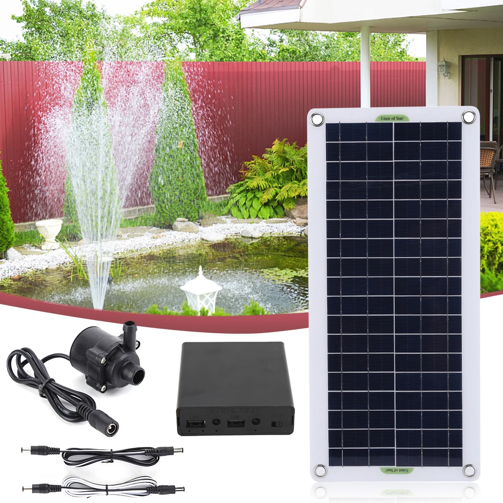 Solar Panel Monocrystalline - 30W 800L/H DC 18V 저소음 브러시리스