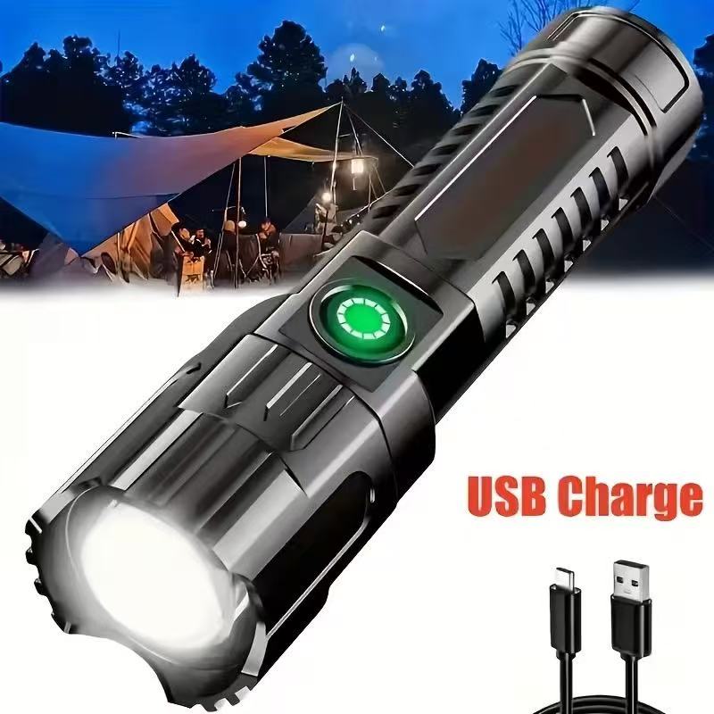 Renewable Energy Battery - 새로운 고출력 LED 손전등 USB 충전식