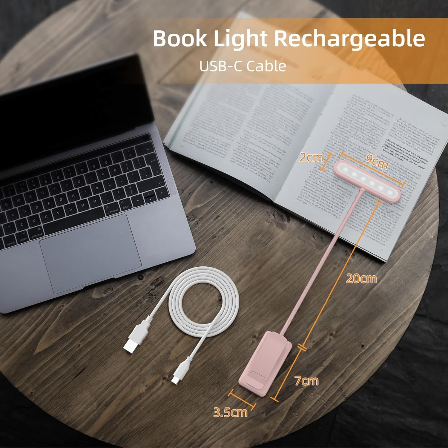 독서등 북클램프 블랙/화이트/핑크 USB 충전식 배터리 - Renewable Energy Battery 리뷰 및 가격