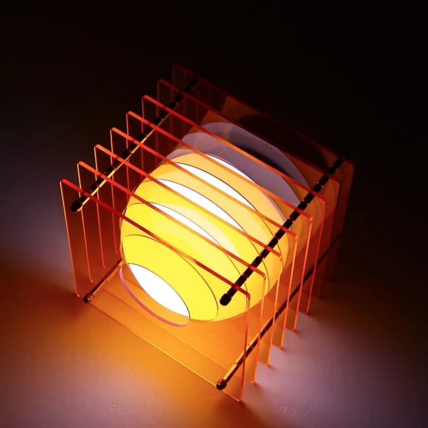 DIY 아크릴 천층 램프 달 램프 데스크탑 장식 서스펜 - Renewable Energy Battery 리뷰 및 가격