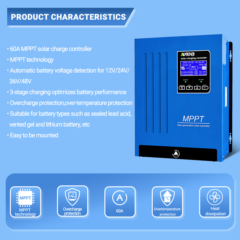 ANENJI MPPT 100A 80A 60A 태양광 충 - Solar Panel Monocrystalline 리뷰 및 가격