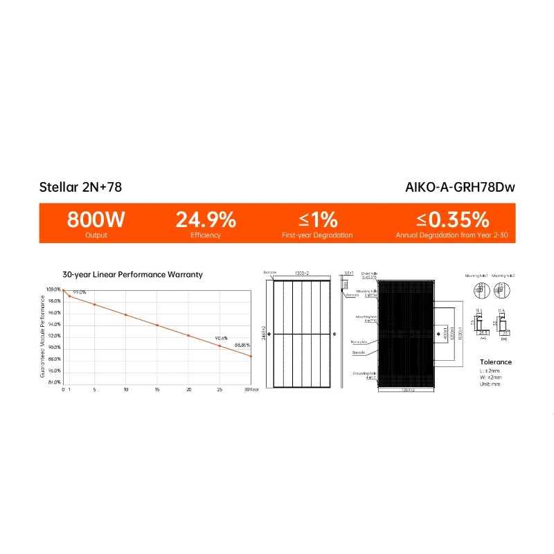 양면형, 이중 유리, 단결정 실리콘, 770와트, 78 - Solar Panel Monocrystalline 리뷰 및 가격